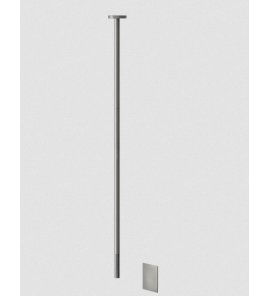 Gessi 316 Cesello Bateria umywalkowa elektroniczna sufitowa element zewnętrzny steel brushed 54424.239