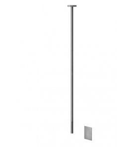 Gessi 316 Cesello Bateria umywalkowa elektroniczna sufitowa element zewnętrzny steel brushed 54426.239