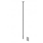 Gessi 316 Cesello Bateria umywalkowa elektroniczna sufitowa element zewnętrzny steel brushed 54426.239