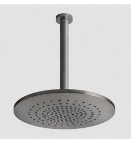 Gessi 316 Deszczownica z ramieniem sufitowym steel brushed 54150.239