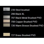 Gessi 316 Deszczownica z ramieniem ściennym steel brushed 54149.239