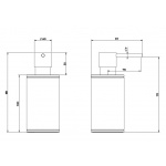 Gessi 316 Dozownik mydła Steel brushed 54737.239 / 54737239