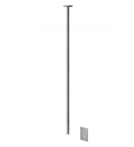 Gessi 316 Flessa Bateria umywalkowa elektroniczna sufitowa element zewnętrzny steel brushed 54026.239