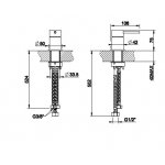 Gessi 316 Flessa Mieszacz umywalkowy jednootworowy steel brushed 54005.239