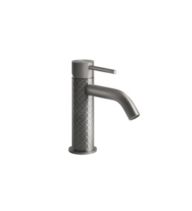 Gessi 316 Intreccio Bateria umywalkowa jednouchwytowa bez korka Steel Brushed 54102.239 / 54102239