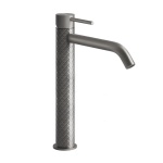 Gessi 316 Intreccio Bateria umywalkowa jednouchwytowa bez korka Steel Brushed 54106.239 / 54106239