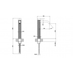 Gessi 316 Intreccio Bateria umywalkowa jednouchwytowa bez korka Steel Brushed 54106.239 / 54106239