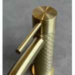 Gessi 316 Bateria umywalkowa sztorcowa bez korka Brushed Brass PVD 54102.727