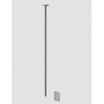 Gessi 316 Intreccio Bateria umywalkowa elektroniczna sufitowa element zewnętrzny steel brushed 54124.239
