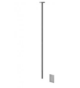 Gessi 316 Intreccio Bateria umywalkowa elektroniczna sufitowa element zewnętrzny steel brushed 54126.239