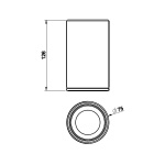 Gessi 316 Kubek na szczoteczki do zębów stojąca steel brushed 54732.239 / 54732239