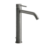 Gessi 316 Meccanica Bateria umywalkowa jednouchwytowa z korkiem Steel Brushed 54203.239 / 54203239