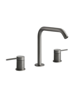 Gessi 316 Meccanica Bateria umywalkowa trzyotworowa Steel Brushed 54212.239 / 54212239