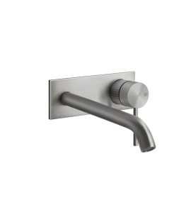 Gessi 316 Meccanica Bateria umywalkowa podtynkowa element zewnętrzny Steel Brushed 54290.239 / 54290239