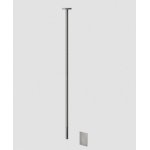 Gessi 316 Meccanica Bateria umywalkowa elektroniczna sufitowa element zewnętrzny steel brushed 54224.239