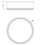 Gessi 316 Mydelniczka stojąca steel brushed 54726.239 / 54726239