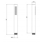 Gessi 316 Słuchawka prysznicowa Steel Brushed 54054.239 /54054239