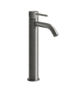 Gessi 316 Trame Bateria umywalkowa jednouchwytowa bez korka Steel Brushed 54309.239 / 54309239