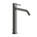 Gessi 316 Trame Bateria umywalkowa jednouchwytowa z korkiem Steel Brushed 54303.239 / 54303239