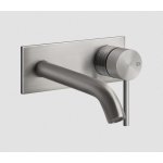 Gessi 316 Trame Bateria umywalkowa ścienna element zewnętrzny steel brushed 54384.239