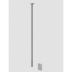 Gessi 316 Trame Bateria umywalkowa elektroniczna sufitowa element zewnętrzny steel brushed 54324.239