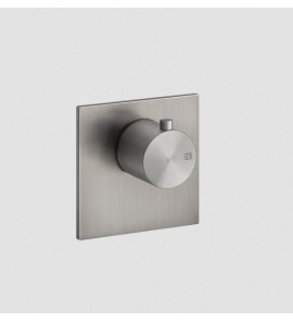 Gessi 316 Wellness Bateria prysznicowa termostatyczna ścienna element zewnętrzny steel brushed 54554.239