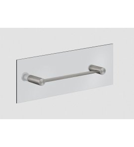 Gessi 316 Wieszak na ręczniki 30 cm do mocowania na szkle steel brushed 54921.239