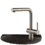 Gessi Acciaio Bateria kuchenna z obrotową i wyciąganą wylewką Steel Brushed 60598.239