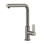 Gessi Acciaio Bateria kuchenna z obrotową wylewką Steel Brushed 60538.239