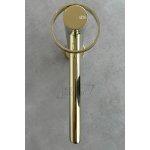  Gessi Anello Bateria umywalkowa wysoka z długą wylewką bez korka Brass PVD 63306.710