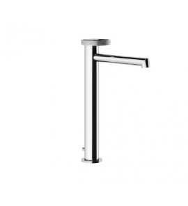 Gessi Anello Bateria umywalkowa jednootworowa wysoka z długą wylewką z korkiem chrom 63305.031