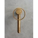 Gessi Anello Bateria umywalkowa z korkiem Antique Brass 63301.713