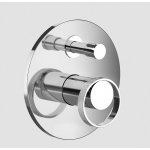 Gessi Anello Bateria wannowa/prysznicowa ścienna z przełącznikiem 2-drożnym część zewnętrzna chrom 63377.031