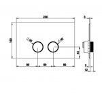 Gessi Anello Przycisk spłukujący chrom 54633.031