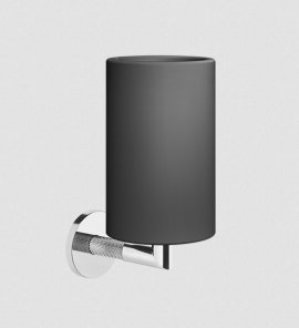 Gessi Anello Uchwyt ścienny na czarny kubek chrom 63708.031