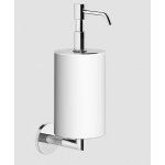 Gessi Anello Uchwyt ścienny na biały dozownik mydła chrom 63713.031