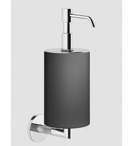 Gessi Anello Uchwyt ścienny na czarny dozownik mydła chrom 63714.031