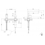Gessi SU&GIÙ Bateria kuchenna 2-otworowa Chrom 50107.031