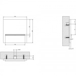 Gessi Cascata Wylewka kaskadowa ścienna Biały 20295.279 / 20295279