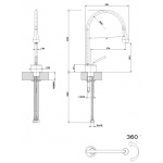 Gessi Goccia Bateria Umywalkowa Jednootworowa chrom 33601.031 / 33601031