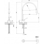 Gessi Goccia Bateria Umywalkowa Jednootworowa chrom 33602.031 / 33602031