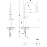 Gessi Goccia Bateria Umywalkowa Jednootworowa chrom 33609.031 / 33609031