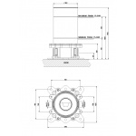 Gessi Element montażowy baterii stojącej chrom 46189.031 W MAGAZYNIE!!