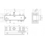 Gessi Element Montażowy Podtynkowy chrom 44639.031 / 44639031