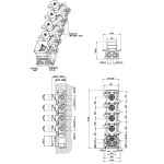 Gessi Element Montażowy Podtynkowy chrom 43107.031 / 43107031