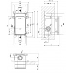 GESSI Uniwersalny mieszacz z dwoma wyjściami natrysk/wanna element podtynkowy 44673.031
