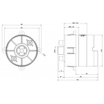Gessi Cono Element Montażowy Podtynkowy chrom 32985.031 / 32985031