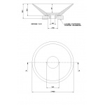 Gessi Cono Umywalka Stawiana na Blat biała 45903.521 / 45903521