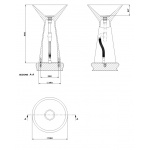 Gessi Cono Umywalka Wolnostojąca biała 45911.521 / 45911521 