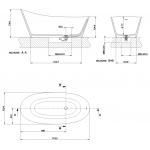 Gessi Cono Wanna Wolnostojąca biała 45925.521 / 45925521
